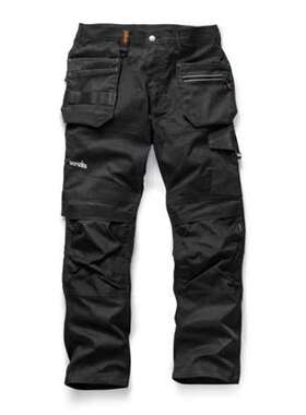 Scruffs T54496 Scruffs Trade 男士黑色聚酯棉尺码 常规腰围 28