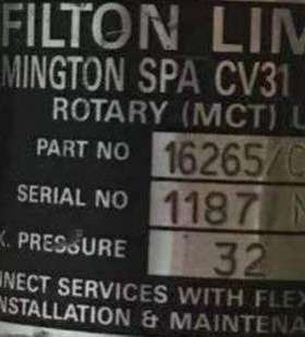 FILTON旋转密封传感器FILTON LIMITED 16265/CIN/2/R