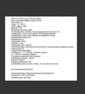 KSR Kuebler 液位传感器ERPF1/2