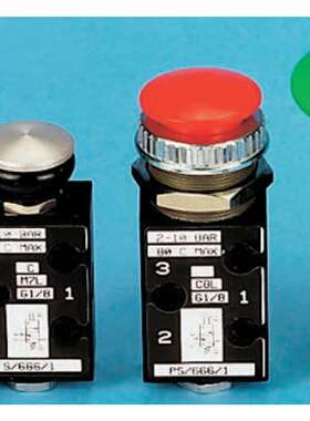 Norgren S/666/51/R 诺冠 按钮 3/2 气动手动控制阀 S/666 系列 G