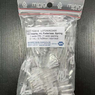 Insert 702818德国MN内插管0.1mL spring NAGEL wide MACHEREY