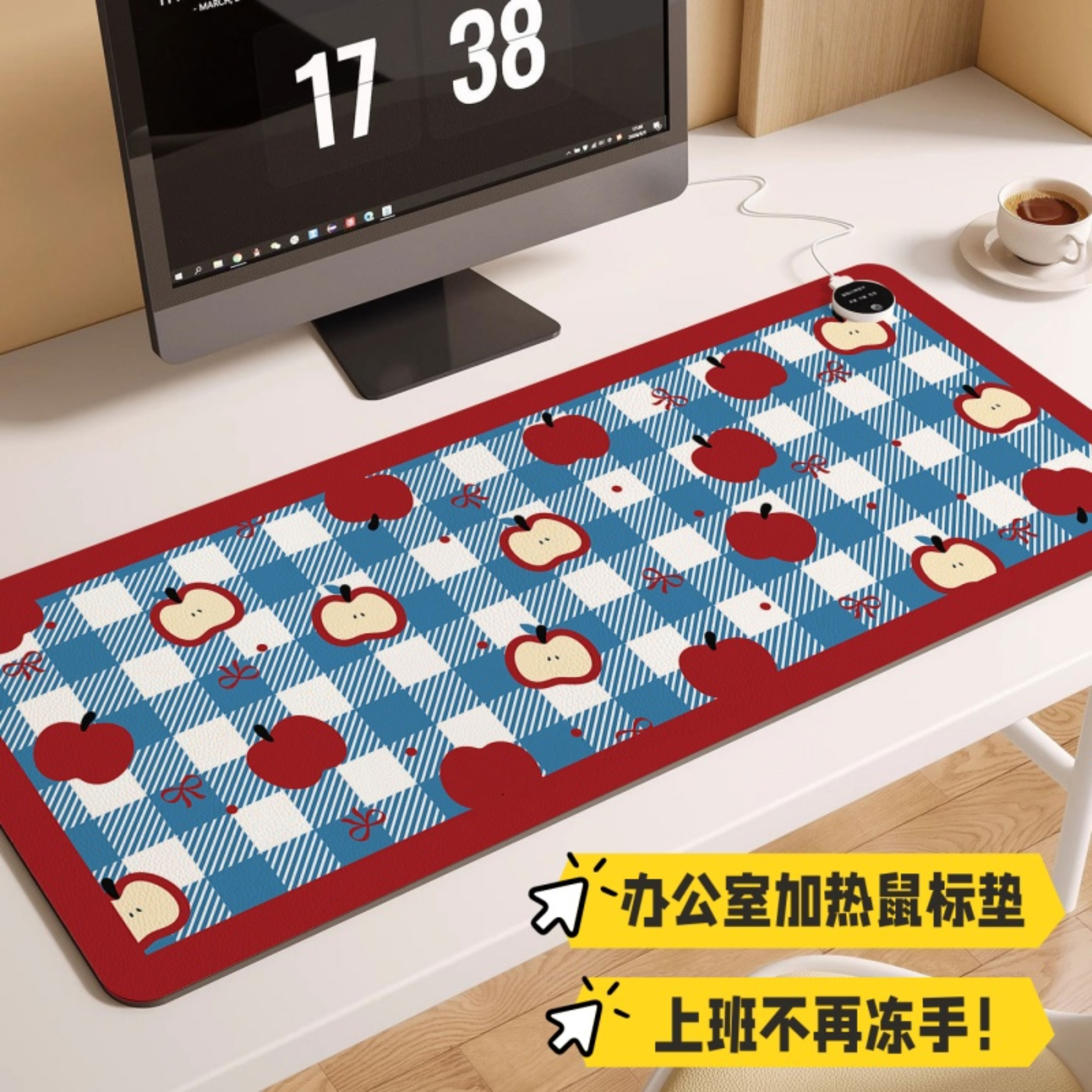 冬季打工人暖手神器！加热鼠标垫