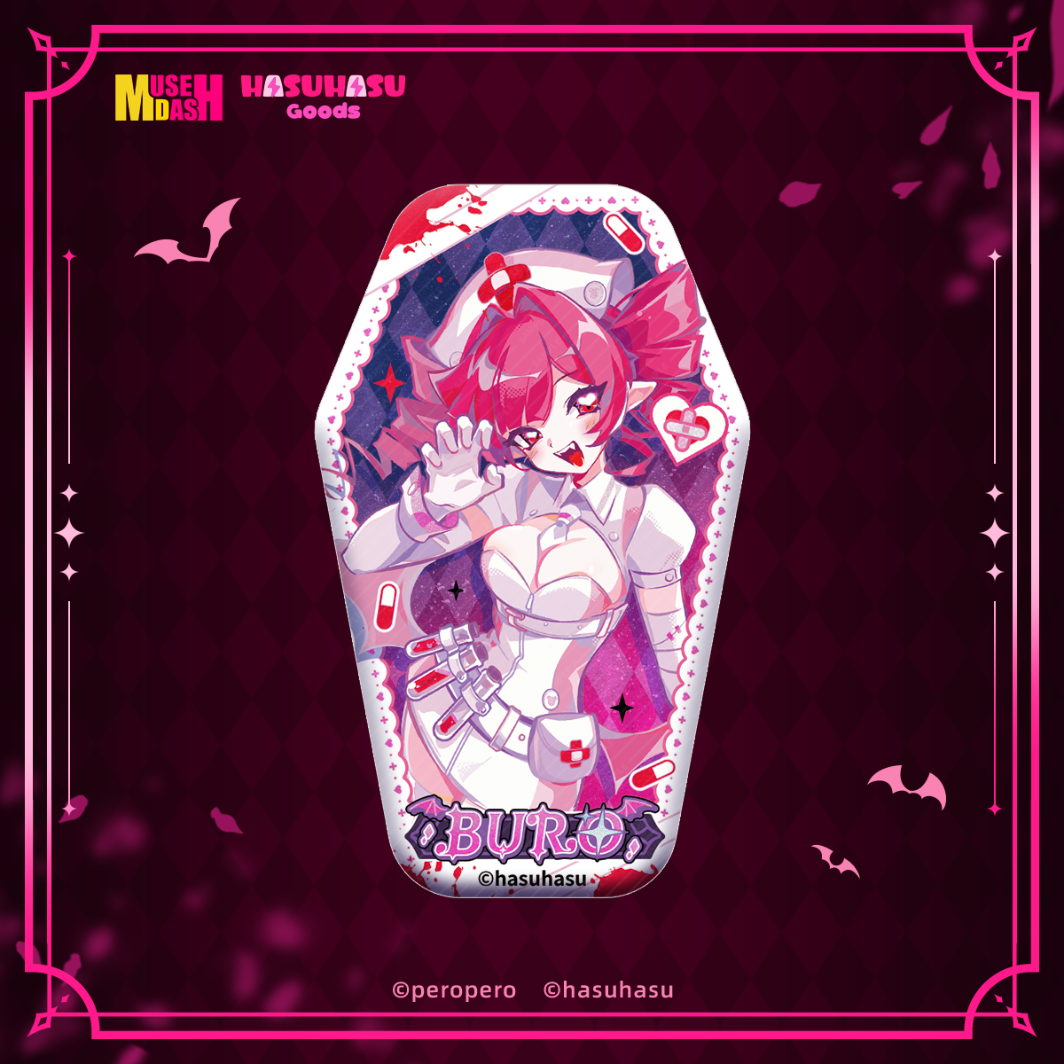 Muse Dash-夜勤血裔布若-胜利徽章  喵斯快跑官方周边