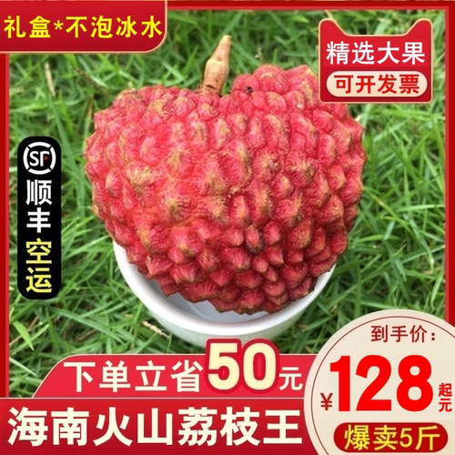 海南火山荔枝王新鲜水果5斤