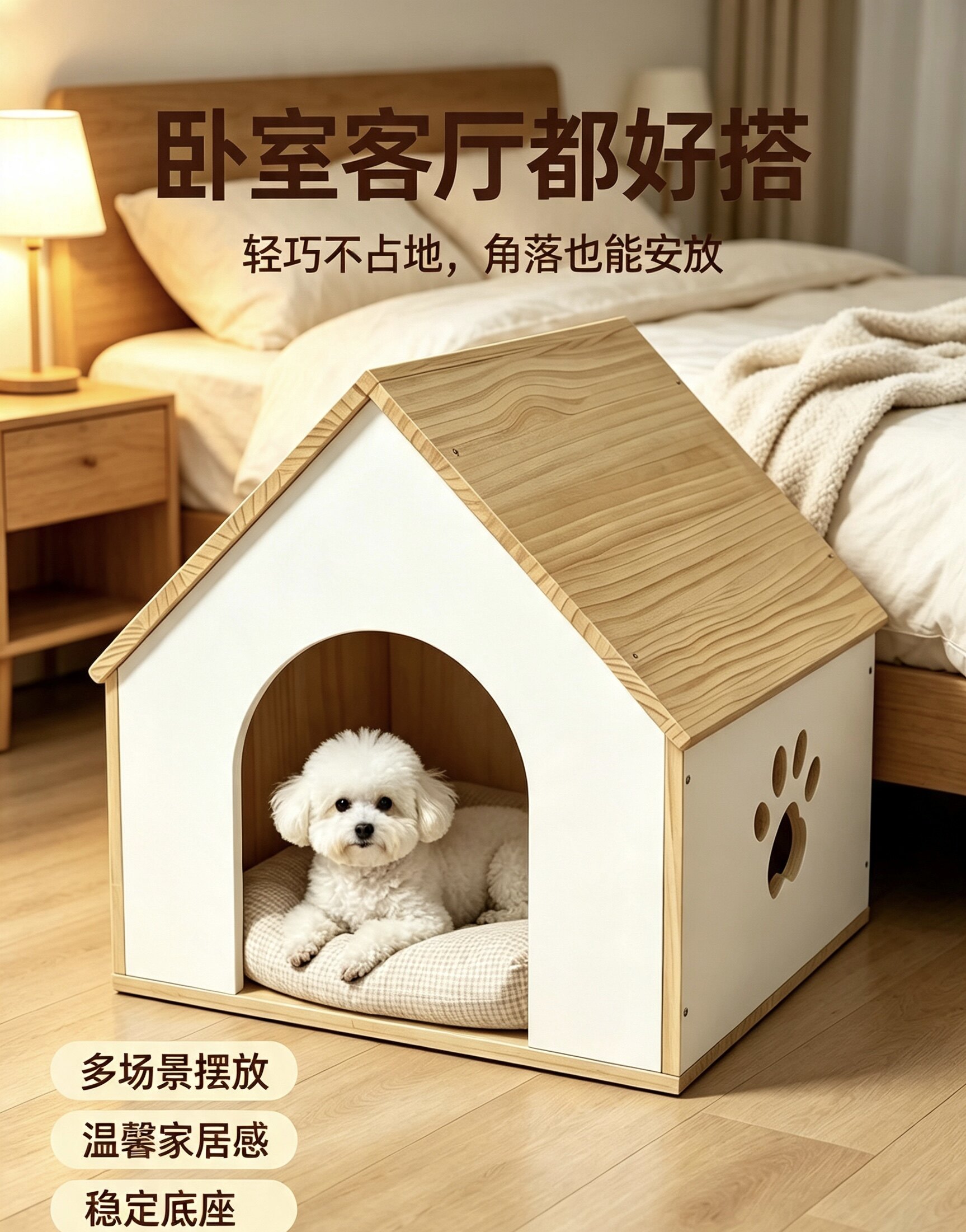 狗窝房子猫窝四季通用狗屋房子型夏季室内室外狗笼小型犬泰迪狗狗图片