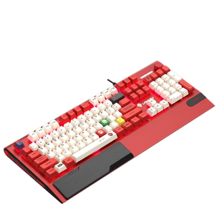 狼途K1000电竞游戏热插拔机械键盘青轴黑茶红轴银轴电脑有线办公