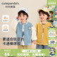 童装 简约外套2025春款 上衣潮 儿童时尚 咔咔熊猫宝宝休闲棒球服春季