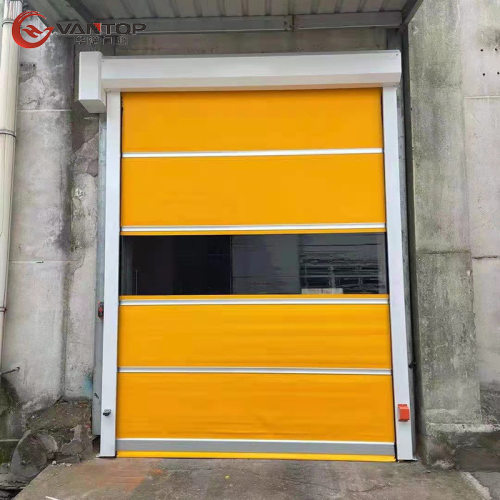 无尘净化车间PVC快速卷帘门工业保温抗风仓库电动感应快速卷帘门