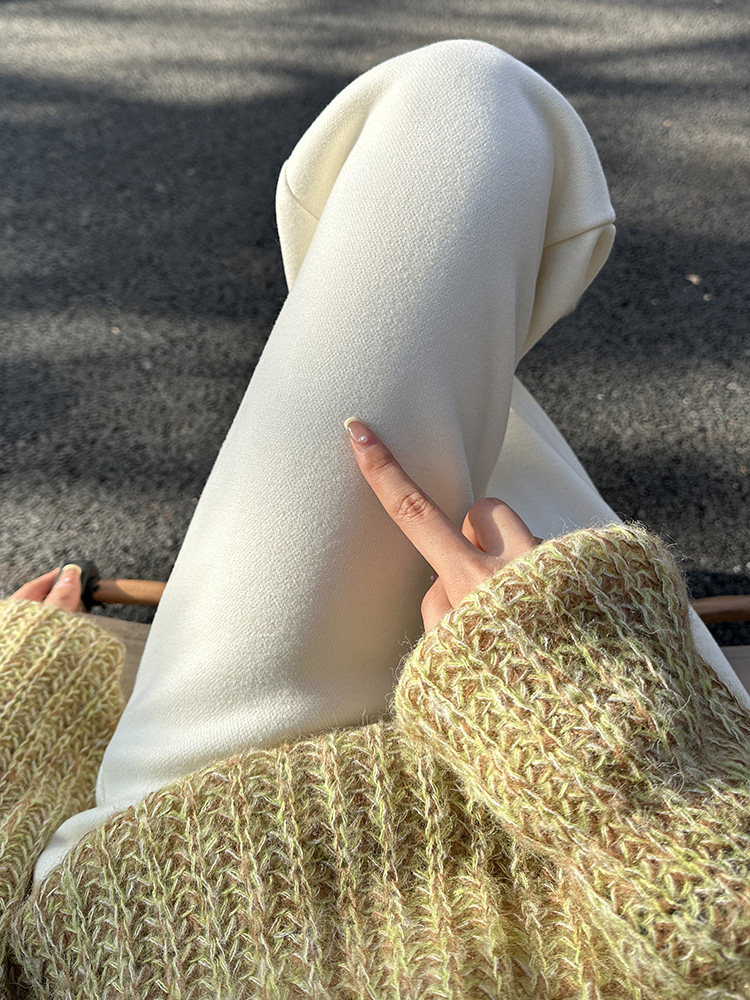 ROVJE CALLIE&OEAS毛呢女秋冬款加厚绒休闲垂感直筒窄版阔腿裤子,女装/女士精品,大码裤装,淘宝优惠券,粉丝福利购,淘宝优惠卷