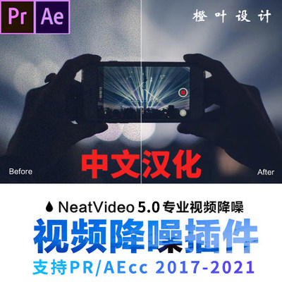 PR/AE视频中文降噪插件Neat Video去噪点颗粒降噪Win专用