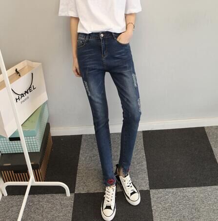 胖mm中裤大码女装高腰牛仔弹力薄款七分裤200夏装7分斤显瘦加肥加|ruв категории Женская одежда, джинсы - от Buy2taobao.com для оказания профессиональной услуги покупки агента Taobao