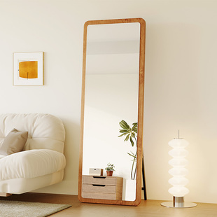 法式复古全身镜女生卧室落地镜家用大试衣镜子轻奢挂墙网红穿衣镜