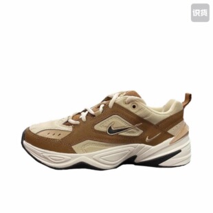 Nike M2K Tekno 老爹鞋 透气厚底织物网布耐磨缓震复古浅褐色