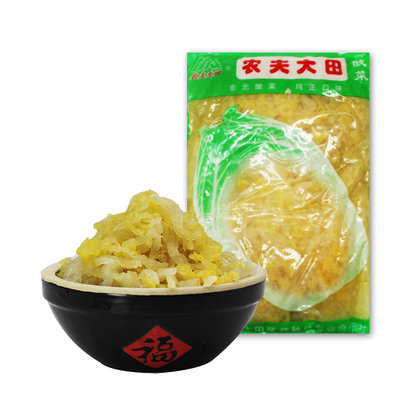 东北农家自制酸菜丝腌制泡菜