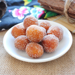 老式糖球杂拌麻圆休闲小点心糖球老式糕点东北糕点炸拌 400克包邮
