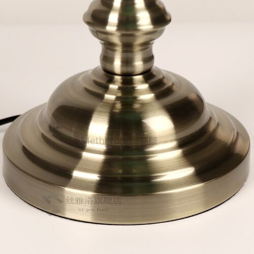 Classical vintage banker lamp table lamp E27 withU switch Gr