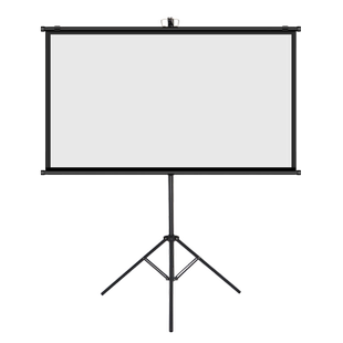 超高清加粗支架幕布100寸120寸150寸投影幕布支架式投影仪幕布支架落地投影布幕布可挂墙一幕俩用的投影屏幕