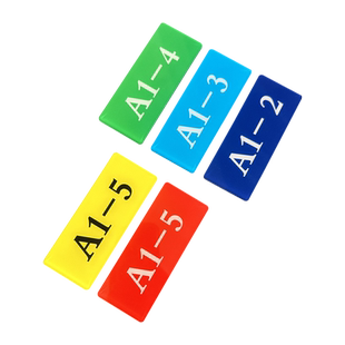 工厂仓库货架编号数字牌贴标签物料库位英文分区标识定制亚克力
