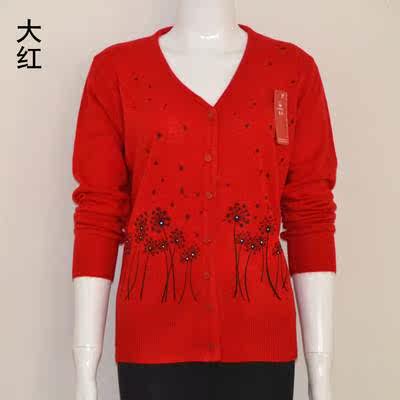 妈妈春秋外套针织开衫40岁50中年妇女秋装羊毛衫外搭短款上衣薄款|ruв категории Женская одежда, свитер - от Buy2taobao.com для оказания профессиональной услуги покупки агента Taobao