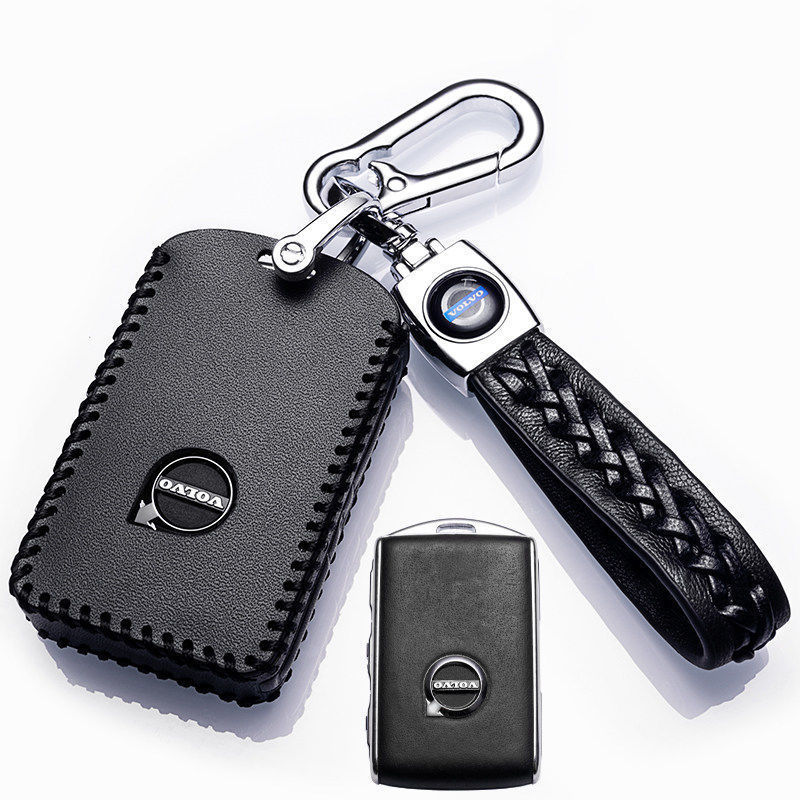 专用2024款沃尔沃S90新能源插电混动豪华版真皮钥匙套23款S90包扣