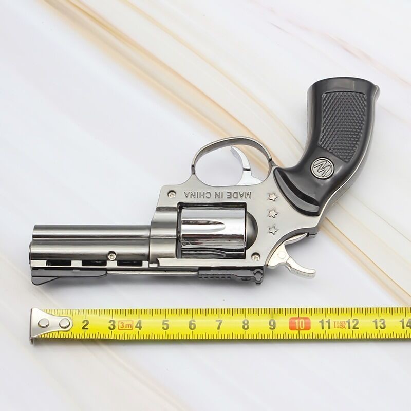 皮套左轮儿童玩具枪金属模型