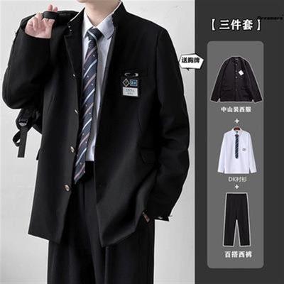 高三毕业礼服男18岁成人礼高中生西装套装青少年西服学生典礼厂家