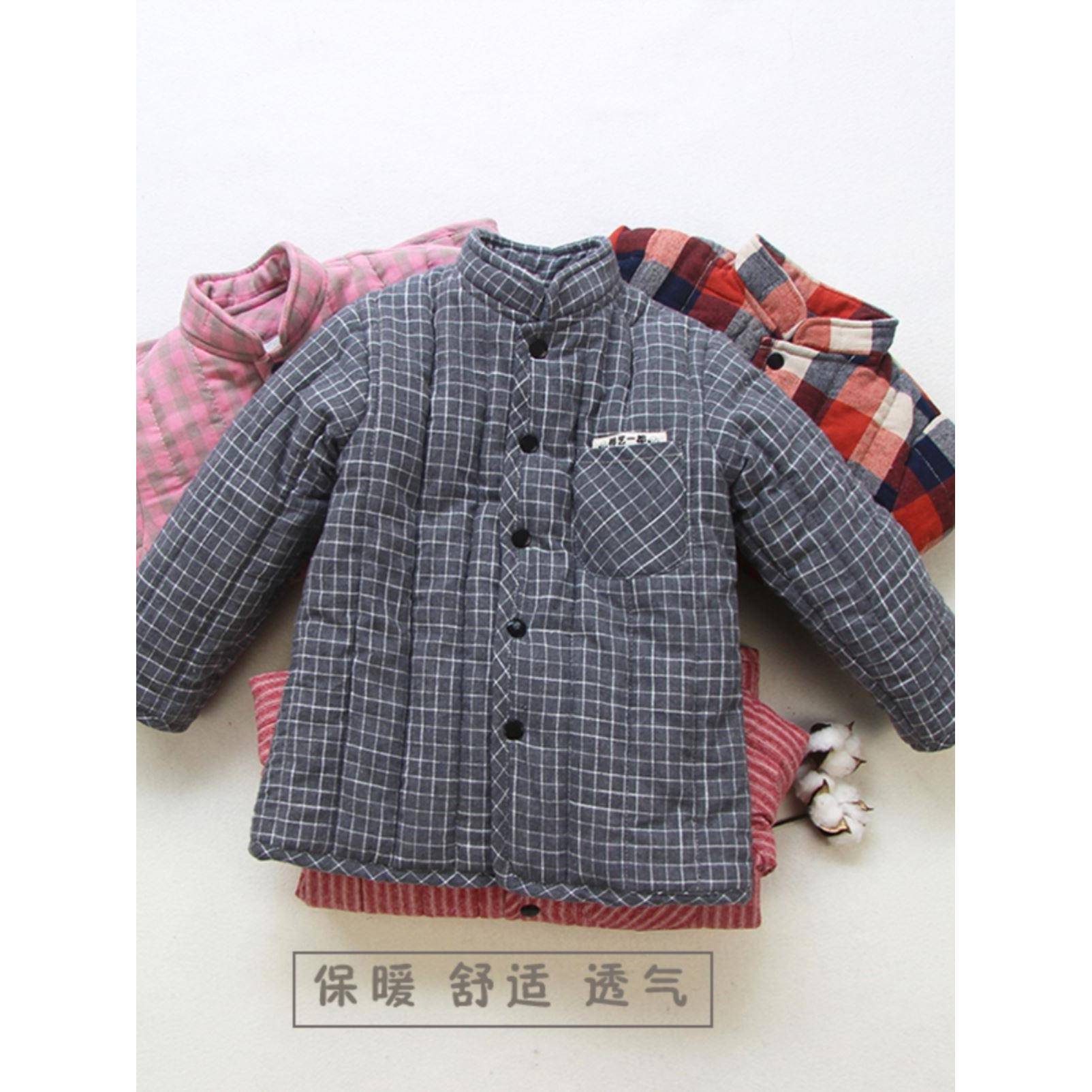 校服神器棉衣内胆冬季加厚纯手工棉花儿童男童女童内穿小棉袄冬天