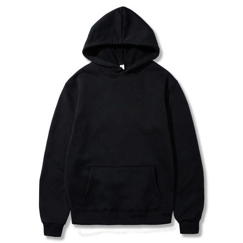 Men's Hoodies Pullover Classic Black Hoodie for Men Casu