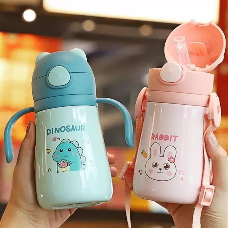 保温杯儿童316食品级宝宝水杯一岁以上小月龄婴幼儿专用吸管奶瓶