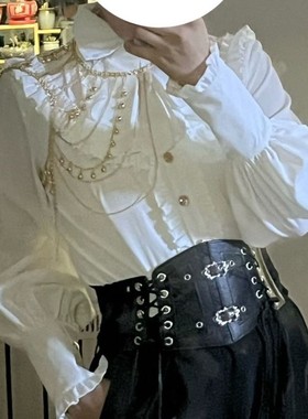 欧美复古链条流苏小球肩链外贸个性时尚拍照性感辣妹胸链服饰配饰