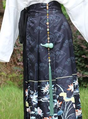 古风配饰男女腰间腰佩挂坠旗袍新中式压襟挂件汉服流苏马面裙禁步