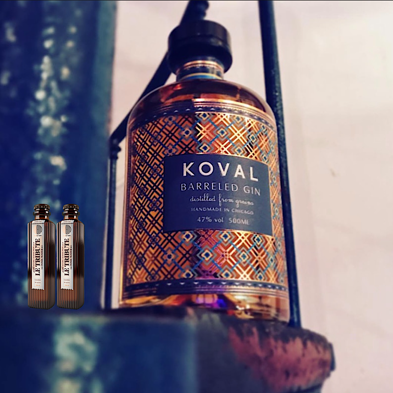 淡淡的奶油糖香甜味 真品美国科瓦尔熟成金酒KOVAL BARRELED GIN