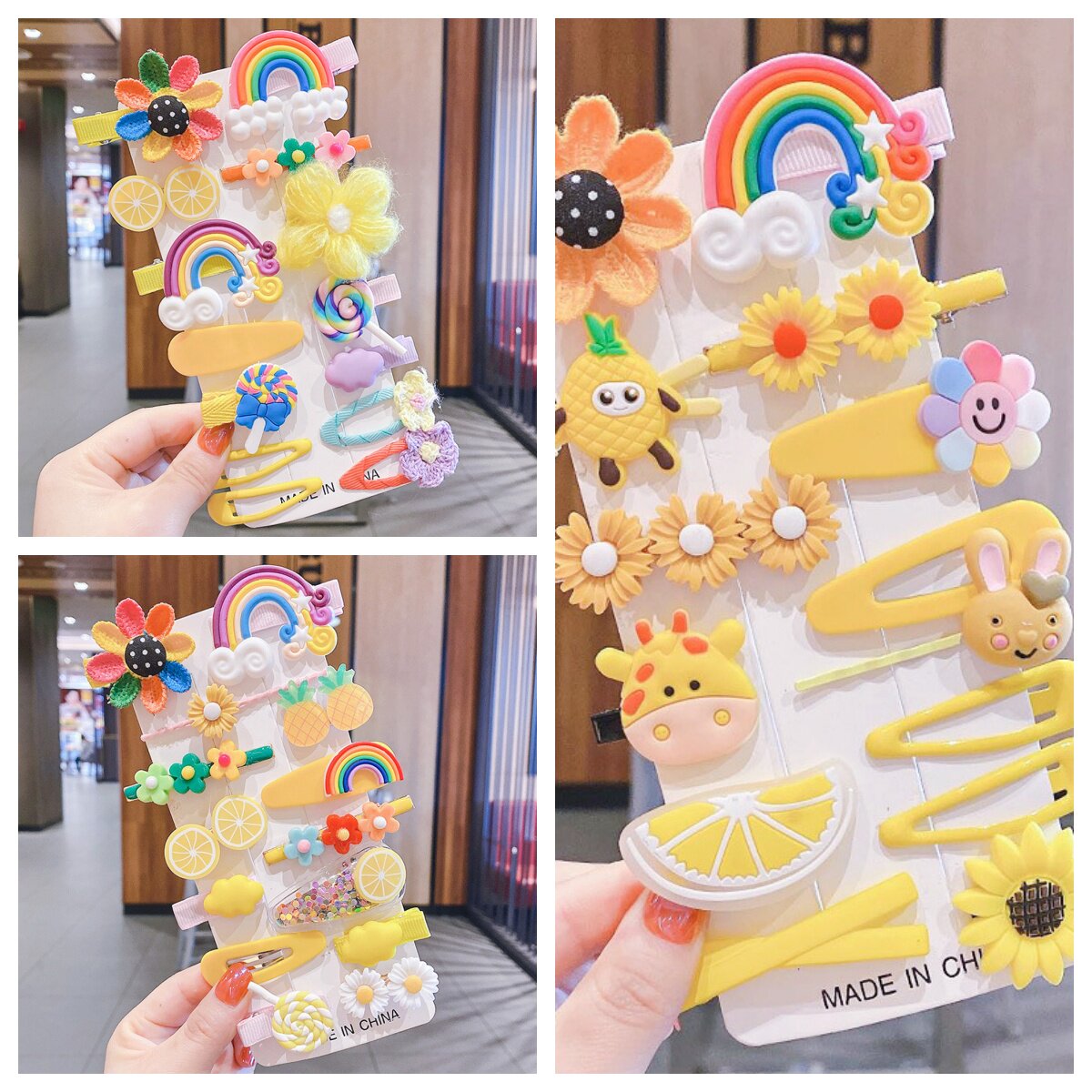 儿童可爱网红新款刘海侧边发夹