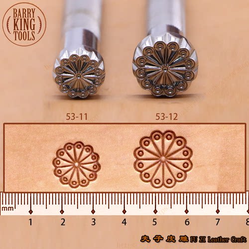 美国巴里金手工皮雕印花工具