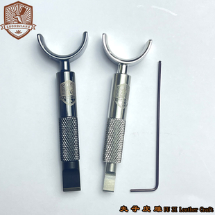 内置轴承高端不锈钢  皮雕刻刀  zhongjiang 旋转刀  11mm