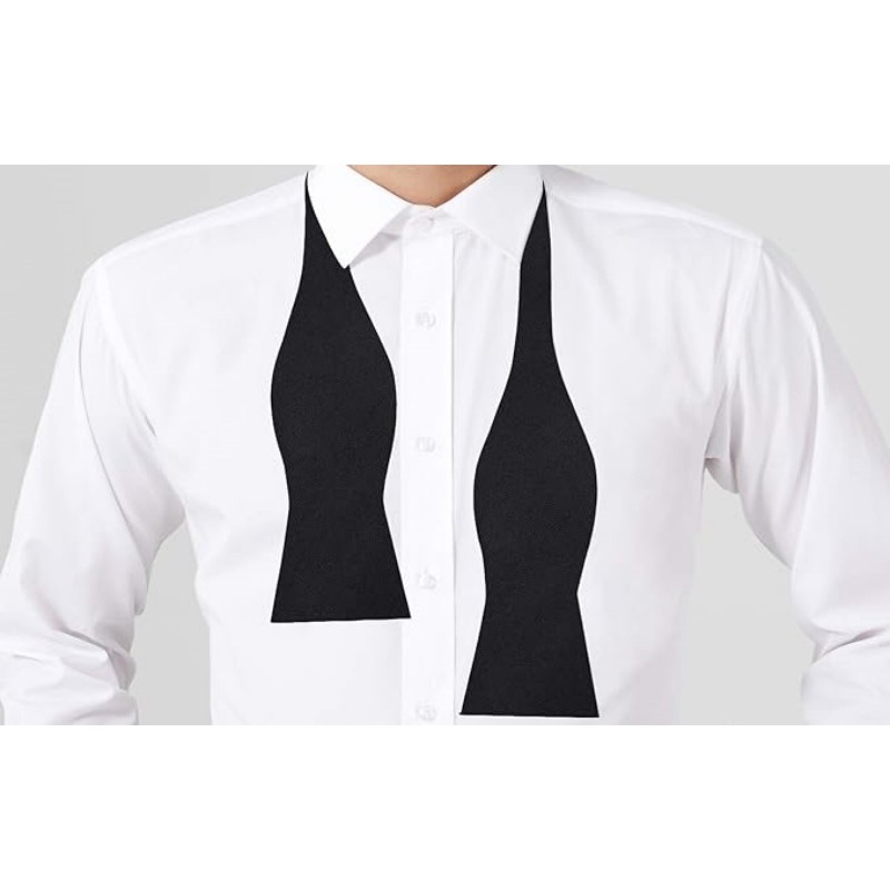 男士婚礼舞台走秀涤纶丝纯色手打葫芦时尚男士商务正装领结蝴蝶结