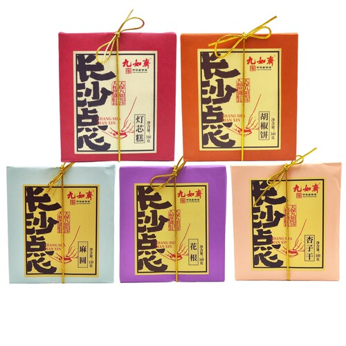 九如斋礼盒装独立花根灯芯糕绿豆糕杏子干胡椒饼麻圆送礼佳品包邮