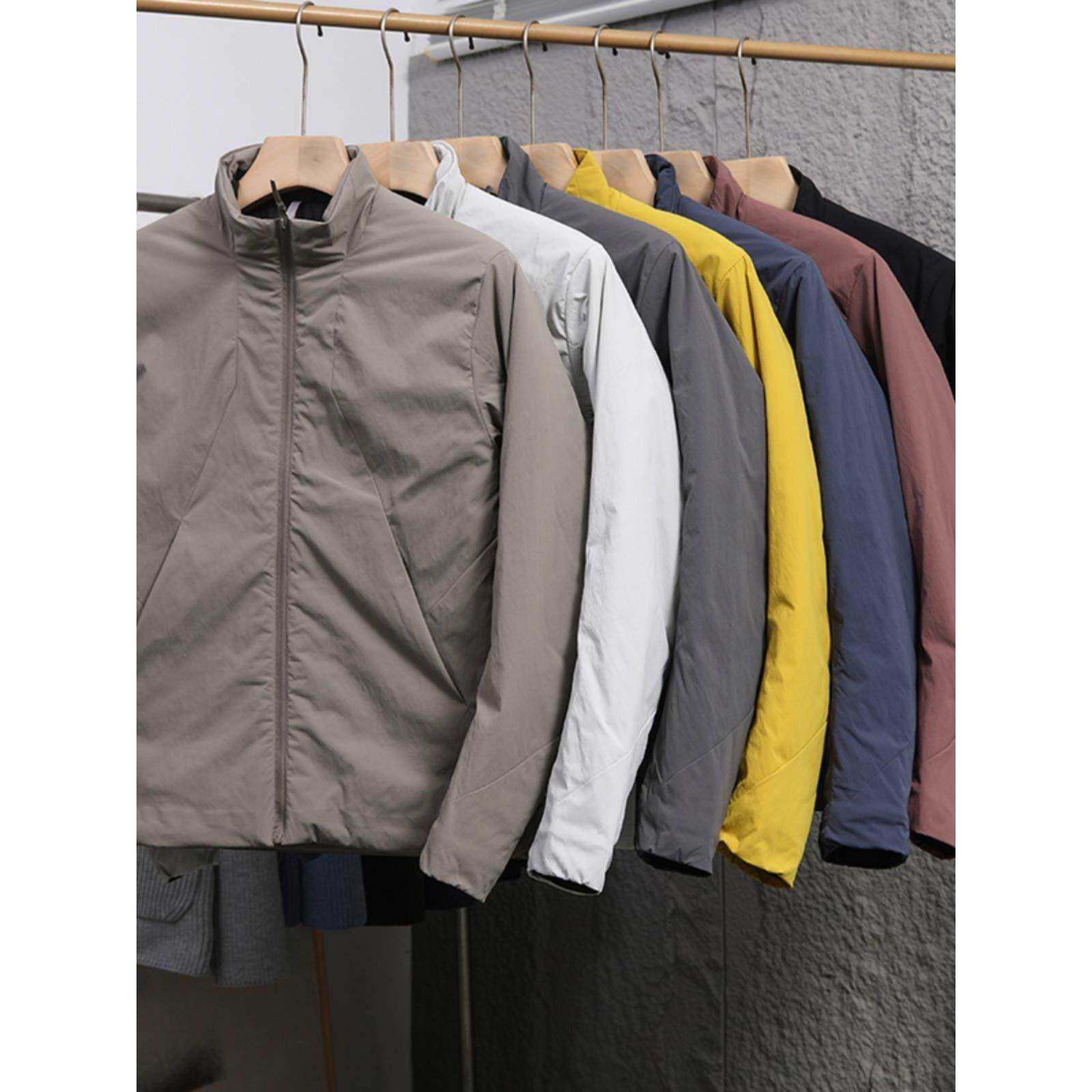 Mostarsea~秋冬季休闲纯色棉衣外套男士轻量化防风防泼水立领夹克,男装,大码上装,淘宝优惠券,粉丝福利购,淘宝优惠卷