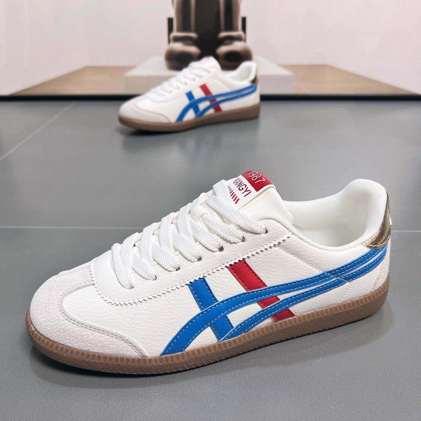 韩版学生运动休闲鞋平底低帮板鞋百搭阿甘鞋四季单鞋德训鞋小白鞋,流行男鞋,休闲板鞋,淘宝优惠券,粉丝福利购,淘宝优惠卷