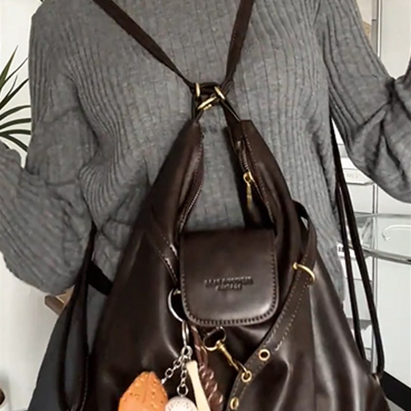 大容量托特背包包女式2025新款通勤轻奢小众高级感双肩斜挎两用包