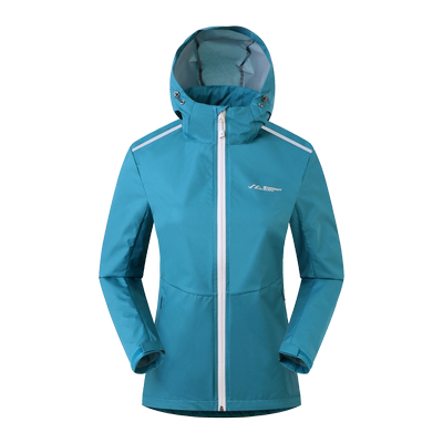 【专柜同款】揽胜天下户外运动休闲外套女连帽夹克简约上衣W81104