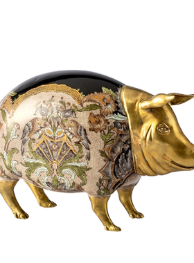 凤凰美居欧式彩绘复古怀旧风摆件