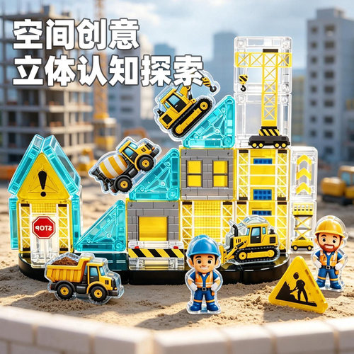 迷你磁力片便携磁吸积木2026网红mini旅行儿童益智拼装玩具男女孩