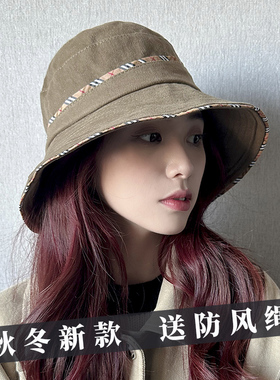 欢瑾渔夫帽出游休闲女秋冬大檐