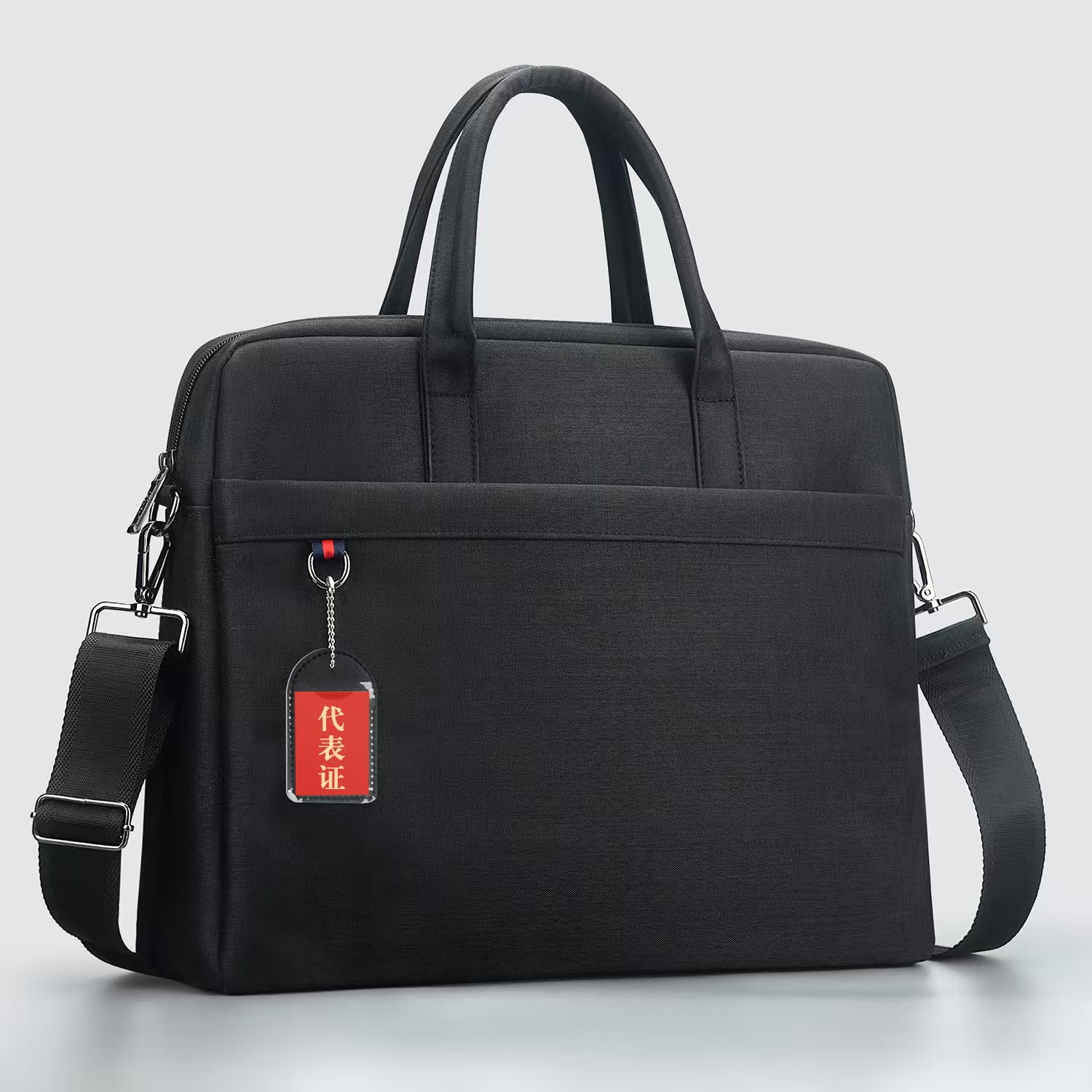 杰利牛津布10cm超宽文件袋防水杯