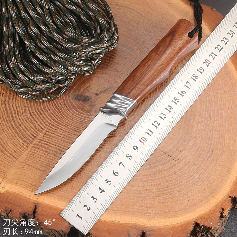 吃肉刀具战术刀野营刀露营登山刀防身刀求生刀短刀长款刀水果小刀