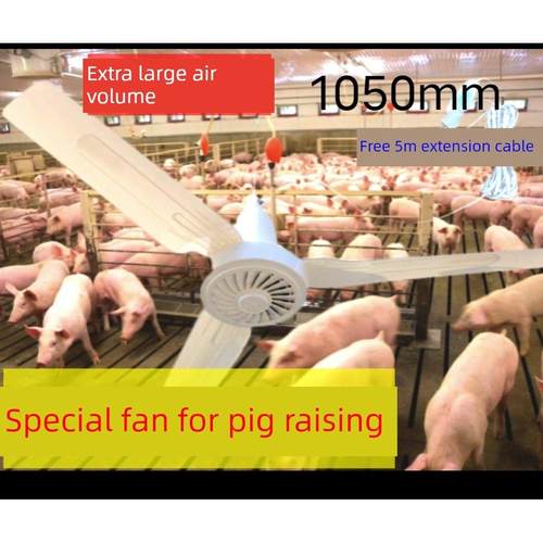 猪圈吊扇电风扇羊圈牛场特殊养殖猪舍猪场冷却大冷风猪热缓解