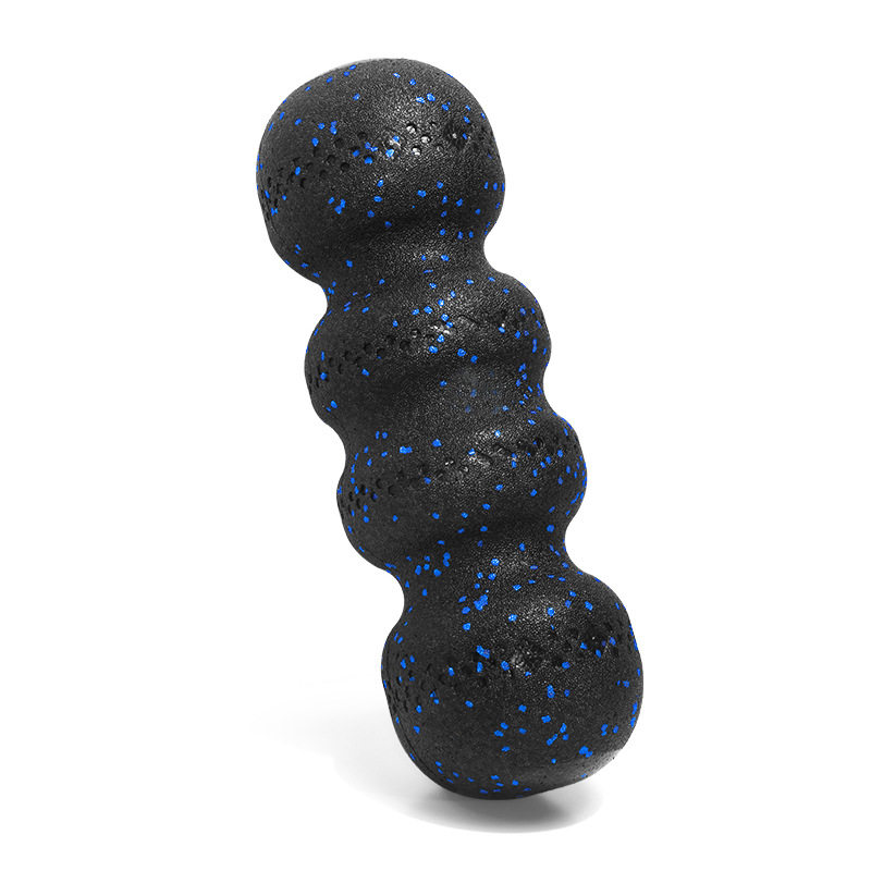 高硬度泡沫轴瑜伽柱大号花生球瑜伽健身肌肉放松滚轴四头柱实心柱