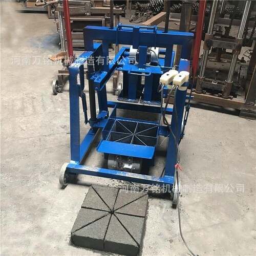 新款小型水泥砌块砖机三角砖制砖机 高层斜砌顶预制三角块机械