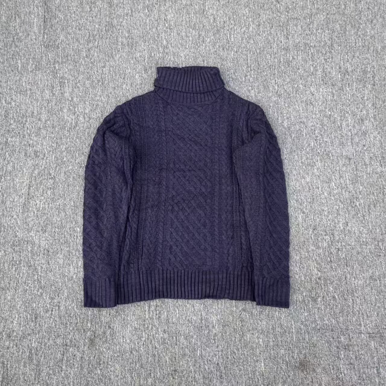 断码特价 日单纯原原单高领套头麻花男款针织毛衣长袖纯色显瘦